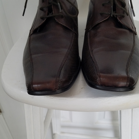 Kenneth Cole Reaction Brown Dress Shoes Size 9M - Picture 3 of 7